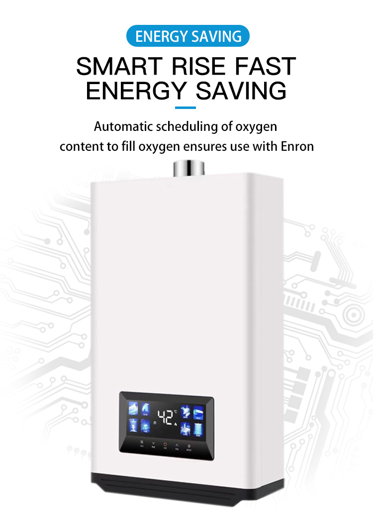 Instantaneous 2800Pa LPG Gas Water Heater Boiler Household 16L
