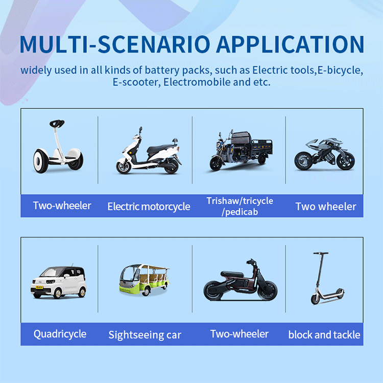 48V BMS Board 7S-16S 20A-30A For Electric Scooter And Bicycle LifePO4 Battery