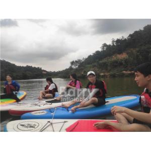 Blue 305x76x10cm Inflatable Stand Up Paddle Board For Adventurer