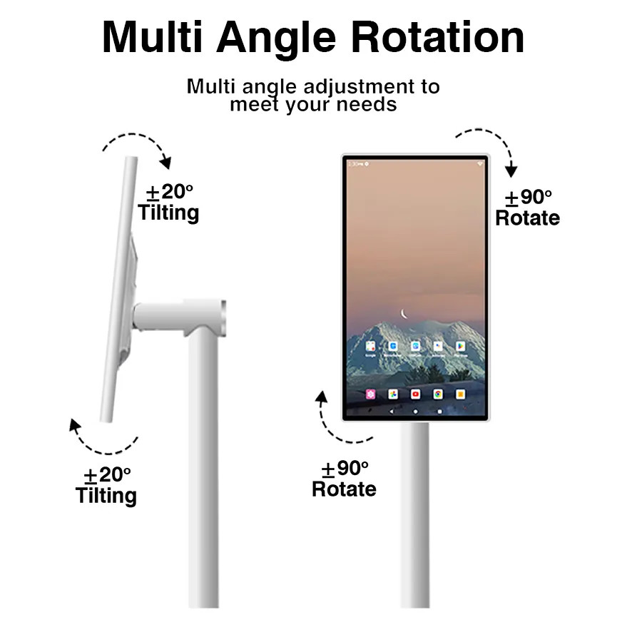 Indoor Living Room Display Stanbyme Capacitive Touch Screen Android 11.0 Movable Portable Stand By Me Tv