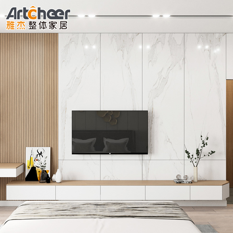 Modern Tea Table and TV Cabinet Combination in Customized Color Choices Offered