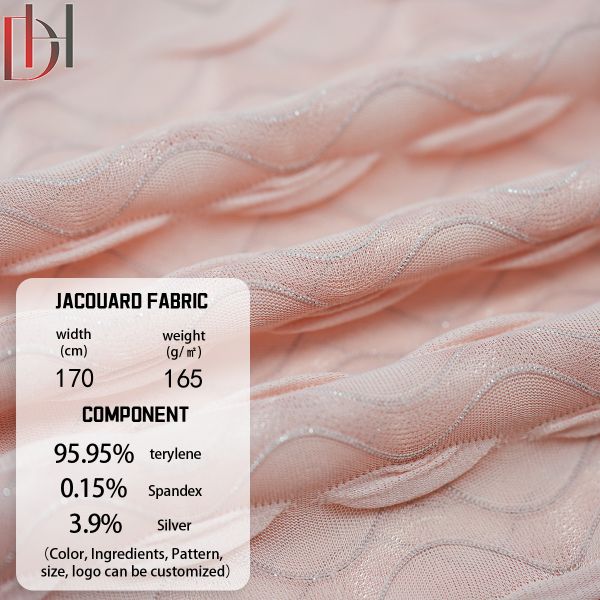 Lightweight Silver Thread Chiffon Dress Fabric 95% Polyester 3.9% Silver 0.15% Spandex Fabric