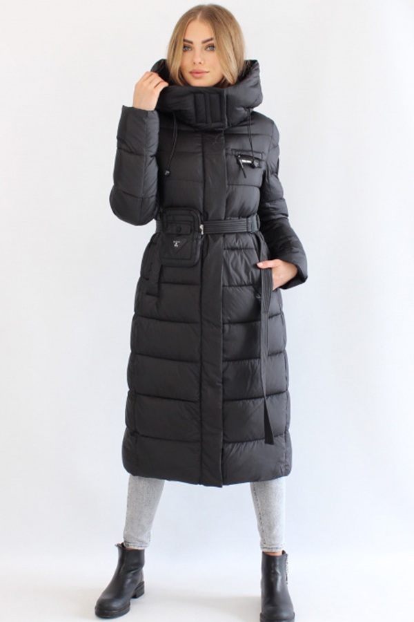 FODARLLOY Ladies Warm Hooded Cotton-padded Clothes Slim Long Down Winter Jackets Women Coats Woman Coat Elegant Casual Thick