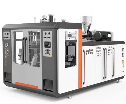 Sanqing Double Station 3000ml Hdpe Bottle Manufacturing Machine 400 PC/HR