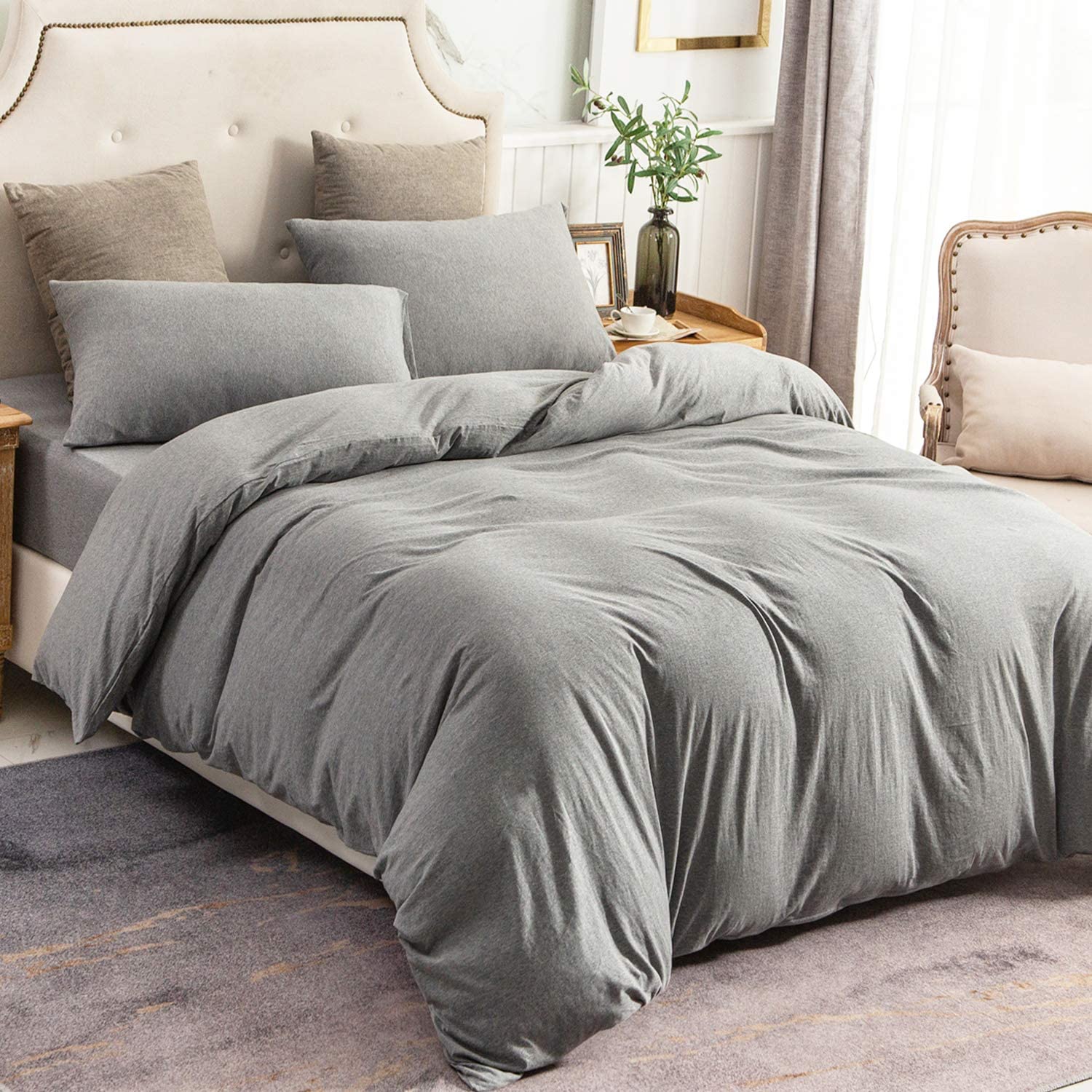 Super King Size Solid Microfiber Bedding Sheets Set with Woven Fabric and OEM Service