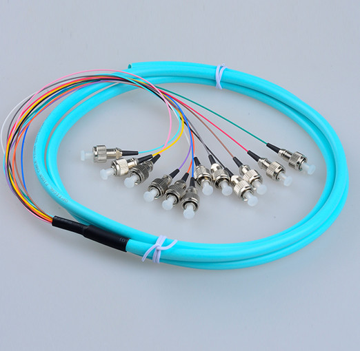 om2 50 125 Single Mode, Multi Mode FC PC MM SX 0.9mm Fiber Optic Pigtail for Premise Installations