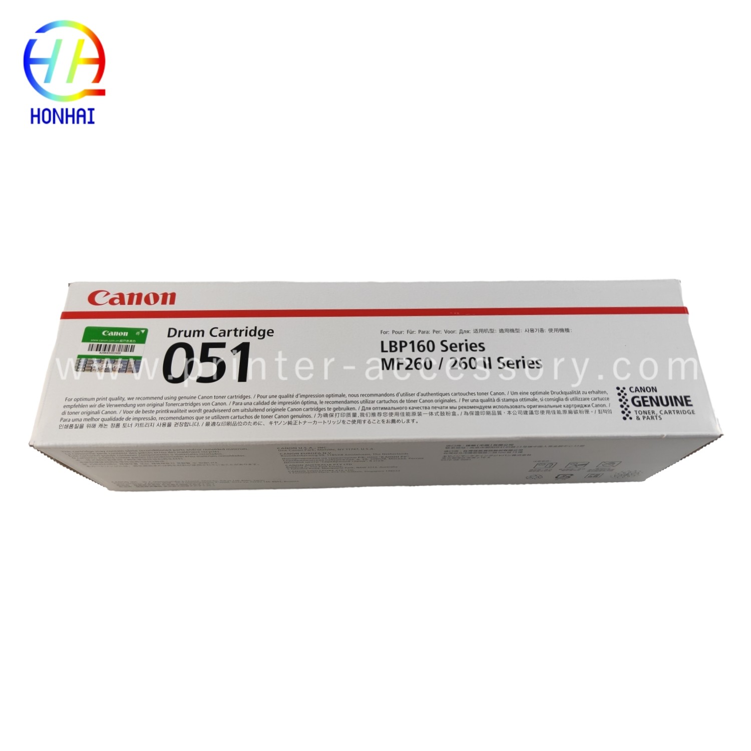Original New Drum Cartridge For Canon Works ImageCLASS LBP160 MF260 Series 2170C001AA 051 Printer Drum