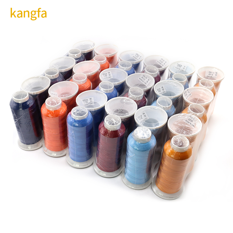 Dyed 120D/2 100% Polyester Thread for Embroidery Machine 4000 Yard Embroidery Threads