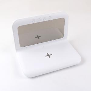 China Plastic Collapsible Clock Wireless Charger White Color 20W Fast Speed on sale