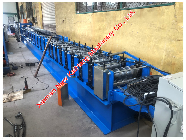 Full Automatic Roll Forming Machine , Galvanized Sheet Ridge Cap Machine Total Power 11kw, Flashing Ridge Cap