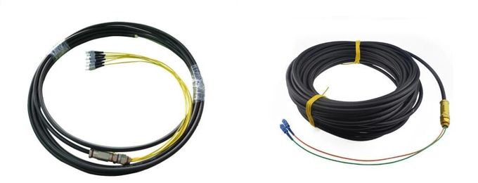 Waterproof Fiber Optic Pigtail Patch Cord 5.0mm Diameter With SC UPC Connector