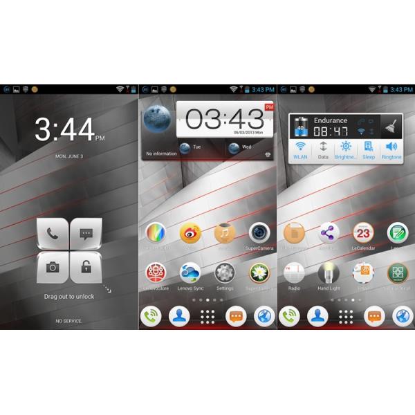 In Stock Lenovo K900 Mobile Phone 5.5" Intel Z2580 Inside 2GB+16GB Android 4.2 2500MAH