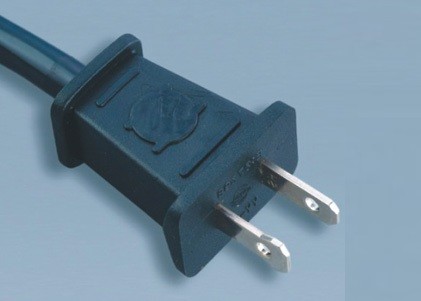 UL CUL CSA 15A 125V 2 Prong NEMA 1-15P Plug American UL Power Cord