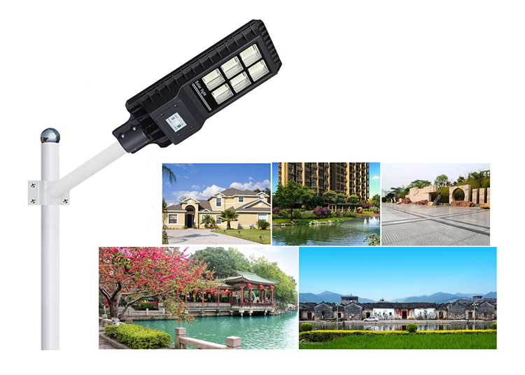 60W 120W 180W Solar LED Street Light With Remote Control Induction