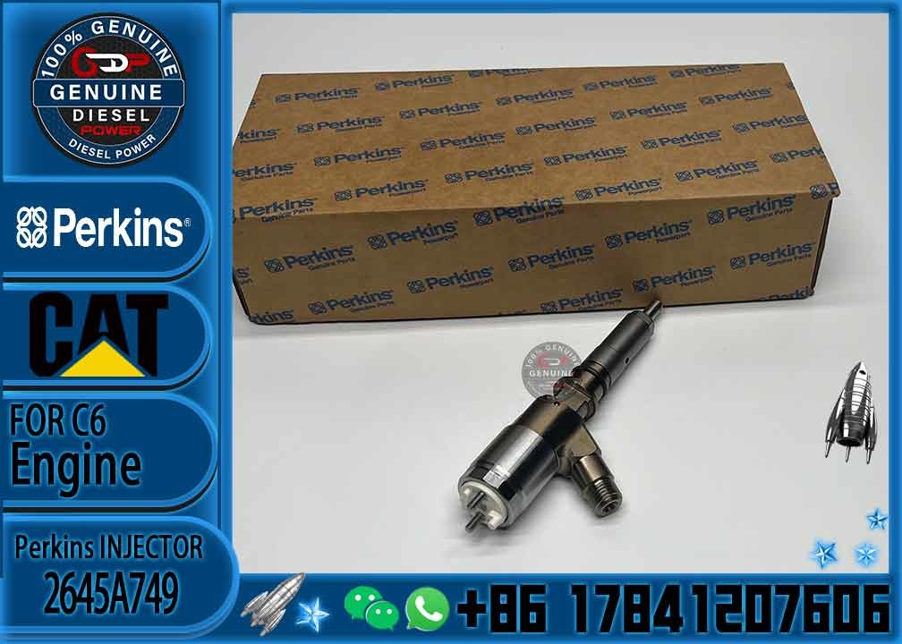 diesel common rail fuel injector 2645A749 for cat C6.6 engine