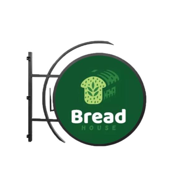 Customized Round Circle LED Display Indoor Outdoor Shop Store Dual Sides Waterproof Screen Sign Logo