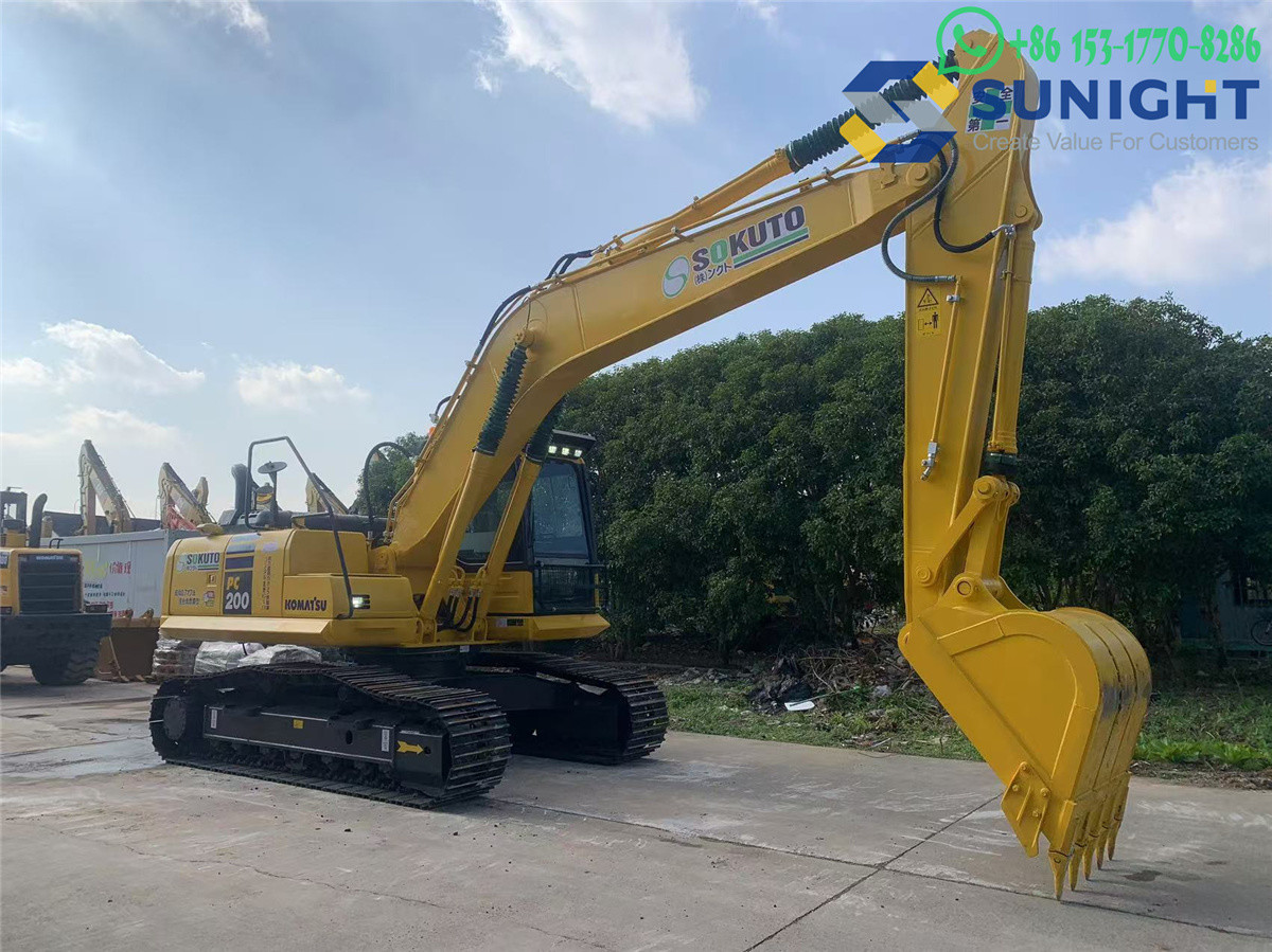 Original Komatsu PC200 Excavator Low Working Hours Used Komatsu Crawler Excavator / Used Komatsu Digger