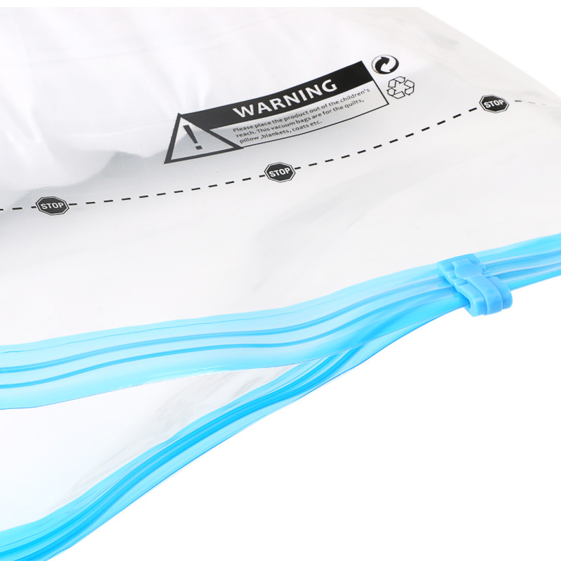 Queen Size Mattress Storage Bag PE Plastic Vacuum Hot Stamping
