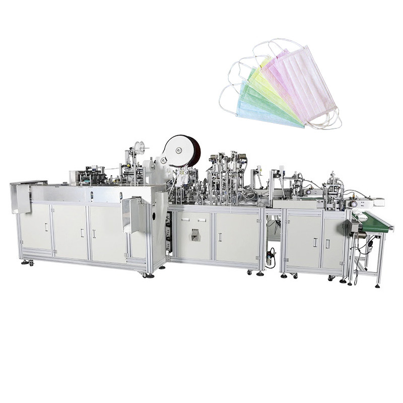Hygienic 3 Ply Disposable Earloop Mask Making Machine