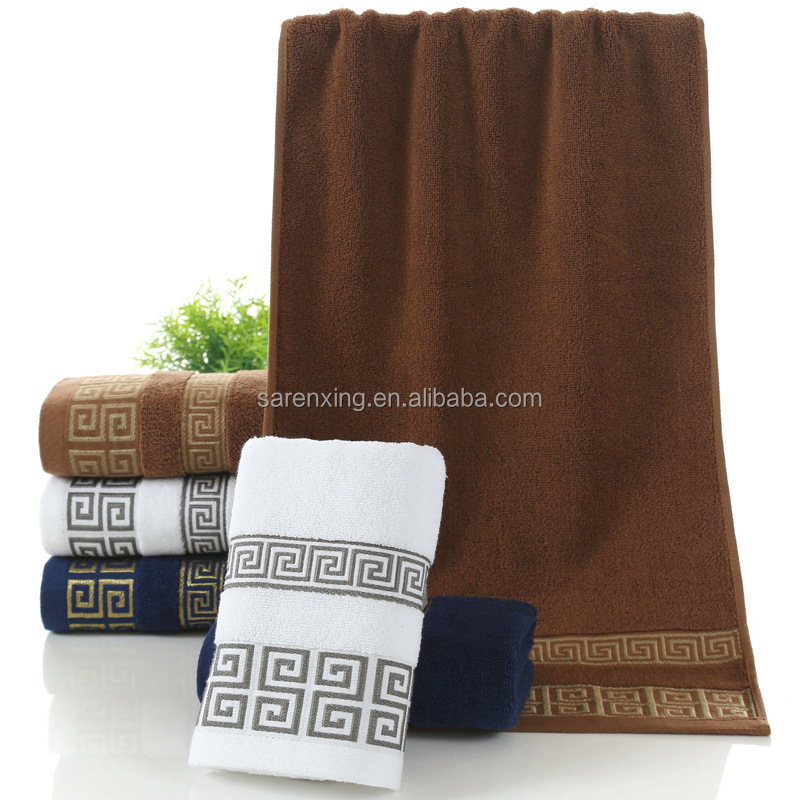 Custom Logo Beauty Spa Cotton Towels for Hairdressing and Barber Shop