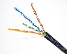 Cat 6  SFTP LSZH cable Category 6 SF/UTP 4X2X23 AWG Low somke zore halogen free cable