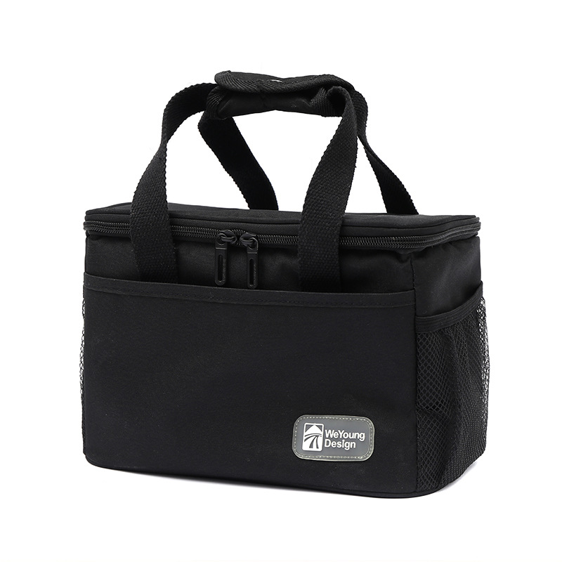 Multi Size Camping Insulated Tote Lunch Bag Box With Shoulder Strap Waterproof Oxford Cloth