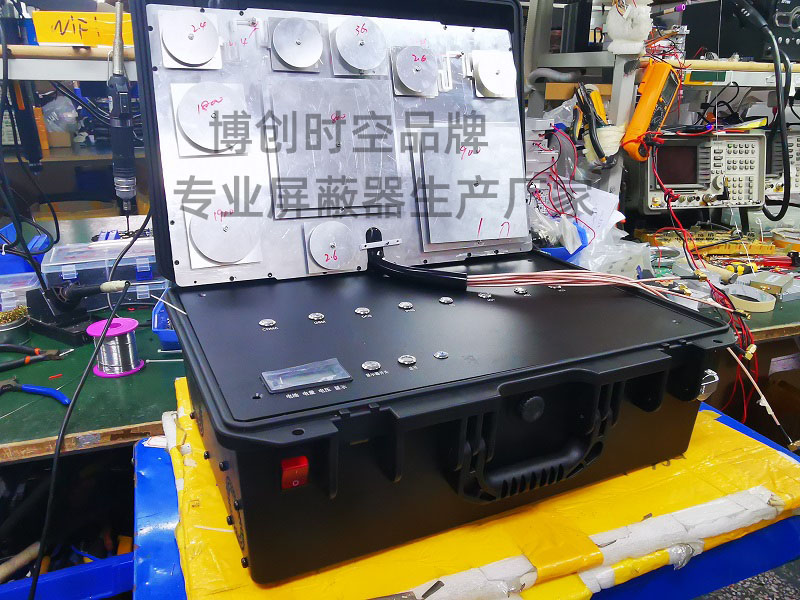 160W high-power Mobile Phone Signal Jammer 2G. 3g.4g.gps.wifi shielded jammer single channel frequency band switch contr