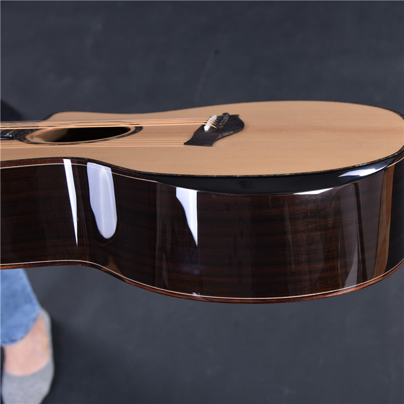 Custom Grand 914c acoustic guitar solid spruce top 914ce acoustic electric guitar B Band A11 eq free shipping acoustic