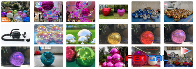 Inflatable Reflective Shiny Loving Heart Shaped Mirror Balloon