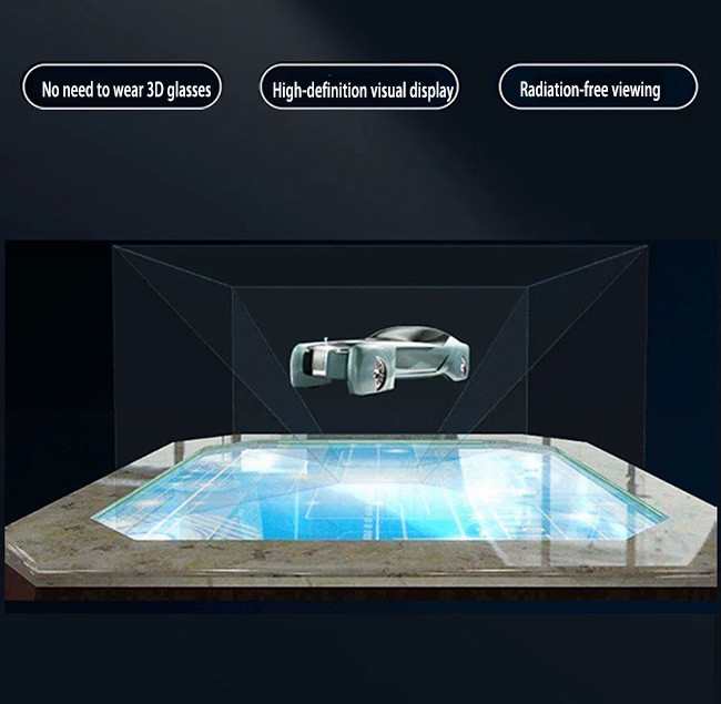 Smart 360 Hologram Box Display 3D Holographic Advertising For Trade Shows & Events