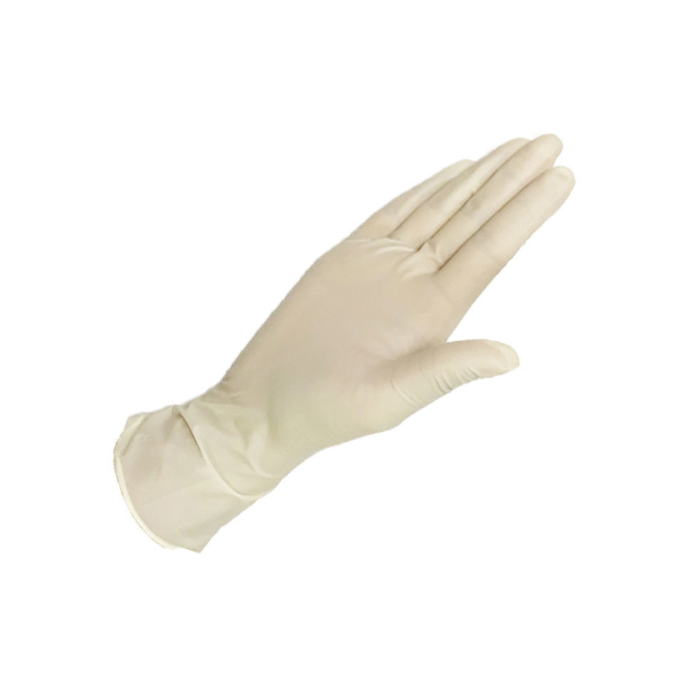 Skin Color Latex Gloves Powdered Examination Gloves Disposable For Cleanroom Household Use Wholesale