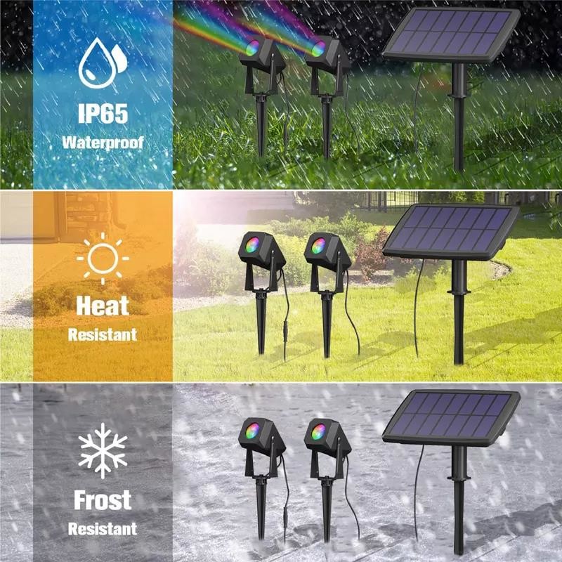 Weatherproof IP55 Colored Outdoor Spotlights Color Changing Dimmable