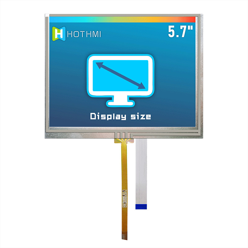 5.7 Inch Resistive Touch Screen 640x480 Ips Mipi Tft Lcd Panel For Industrial Control