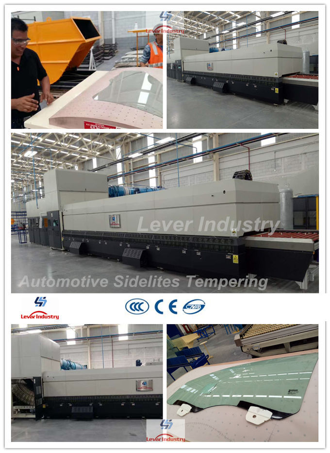 Continuous Bending Glass Tempering Furnace for Automotive side window glass