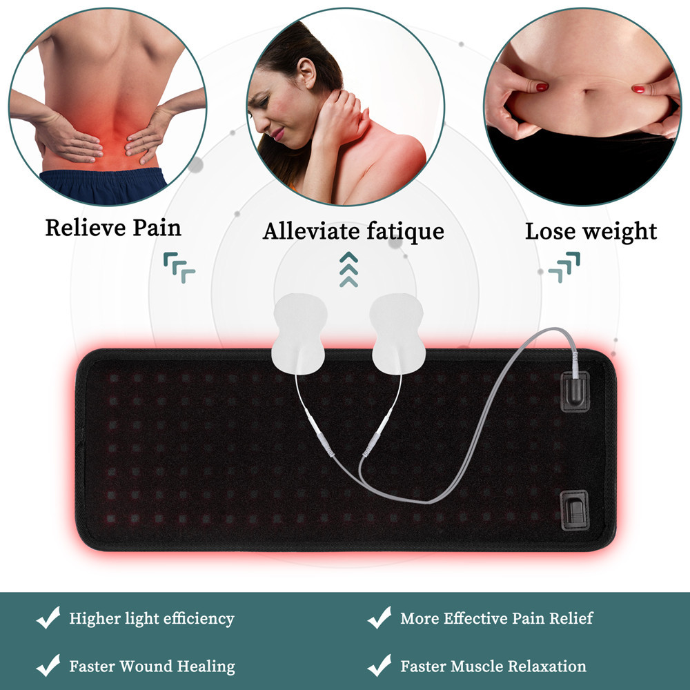 LED Light And EMS Multifunctional Infrared Waist Belt For Muscle Massaging