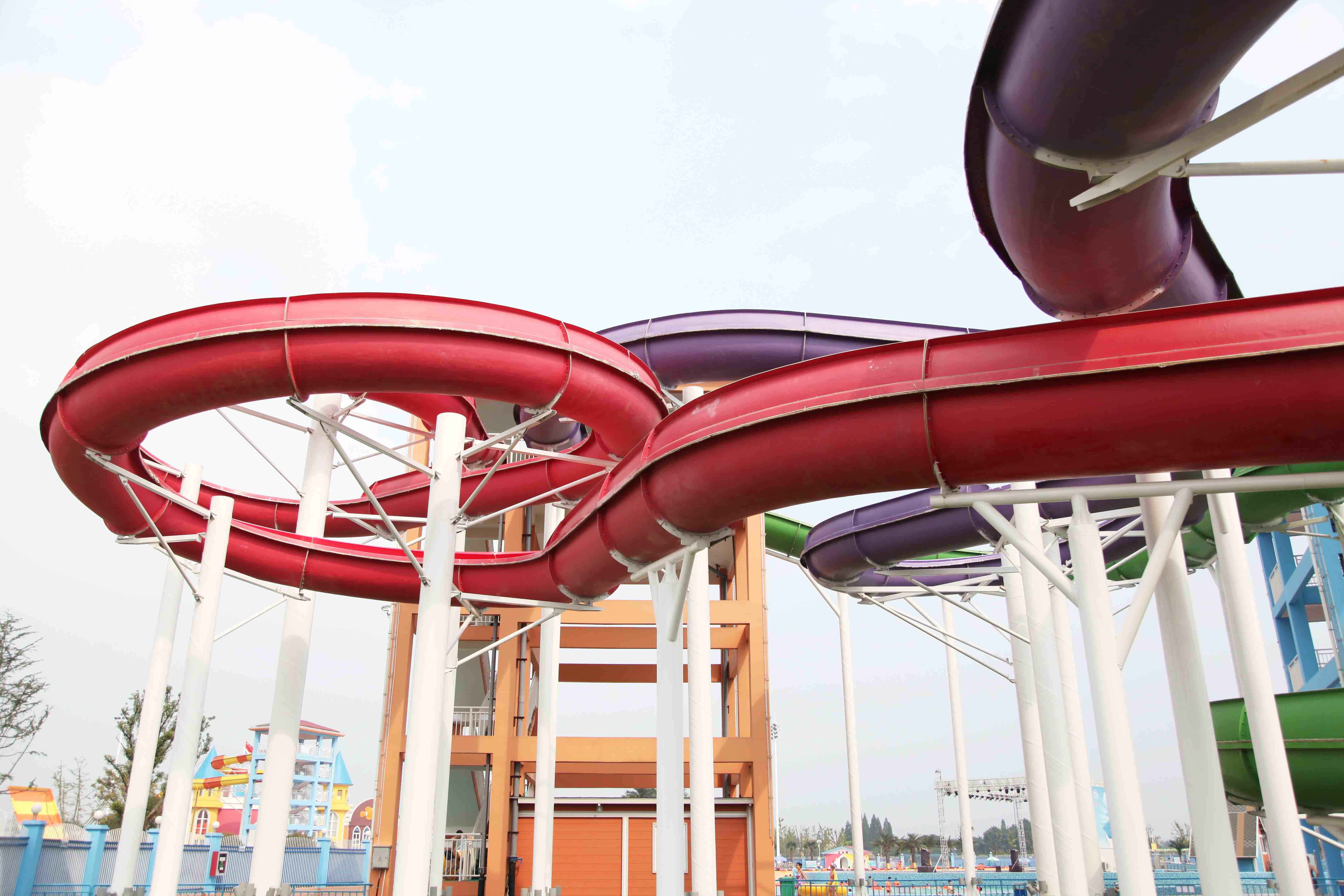 Outdoor Custom Water Slides Spiral Water Slide For Adults And Kids