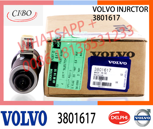 High-Quality Common Rail Diesel Fuel Injector 22325866 3801617 for VOL