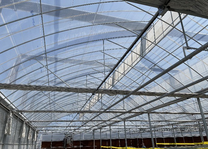 150-200micro Plastic Film Greenhouse Four Seasons With Whole System Flowers Vegetables Plants