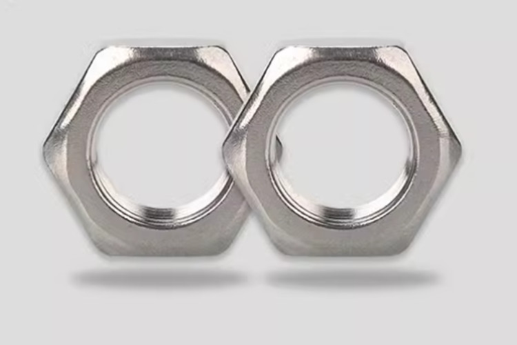 3/8 1/2 ASTM A193 A194 Hex Metal Thin Nut B7 B8 GR 8 8M ASME B16.5 Hexagon Metal Nut