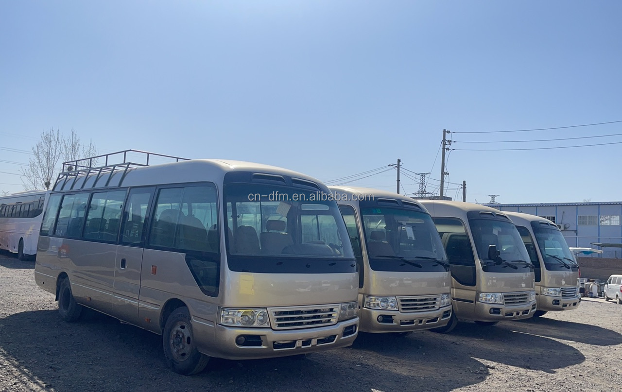 Refurbished 23 6 Seats Capacity Toyota Coaster Bus Used with 15B-FT Engine Model