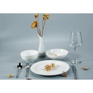 Buy cheap Stackable 18Pcs Ceramic Dining Set With Spot Emboss product