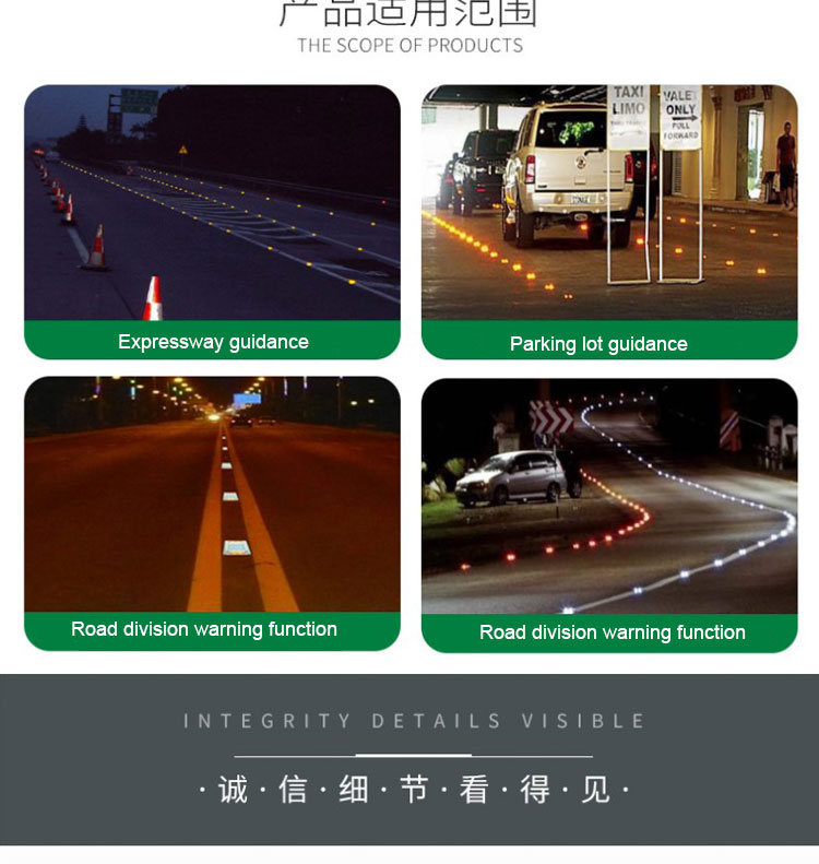 Solar Aluminum Reflective Semicircle Road Stud for Increased Road Safety Measures
