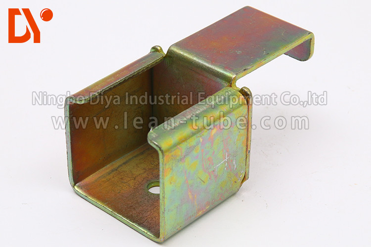 Yellow Color Plastic Roller Track Simple Design 28mm Diameter Extension Type