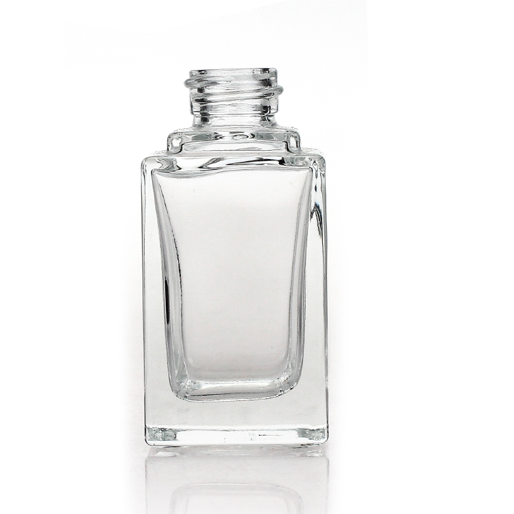 Packaging 25ml Liquid Foundation Bottles Glass Square With lotion pump