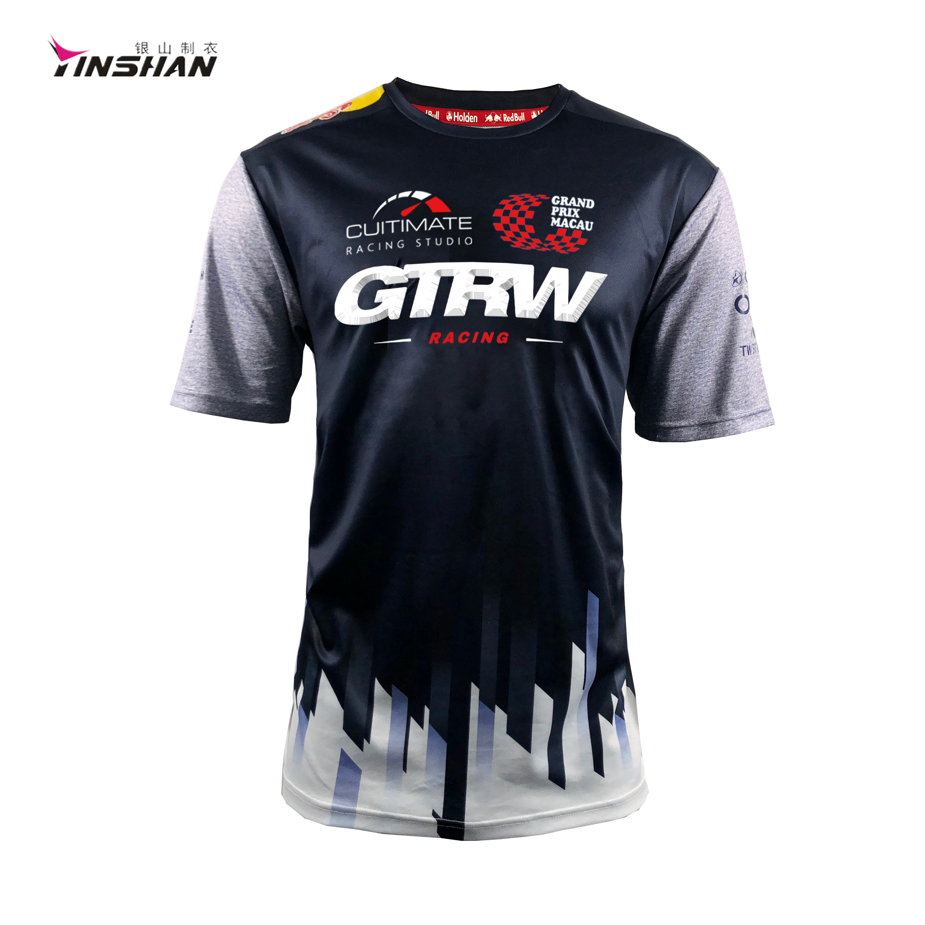 Custom Logo Sports Gym Racing Riding Motocycies Jersey Men's T-Shirts