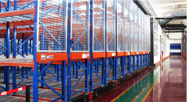 Electric mobile racking system(Rail-guided)