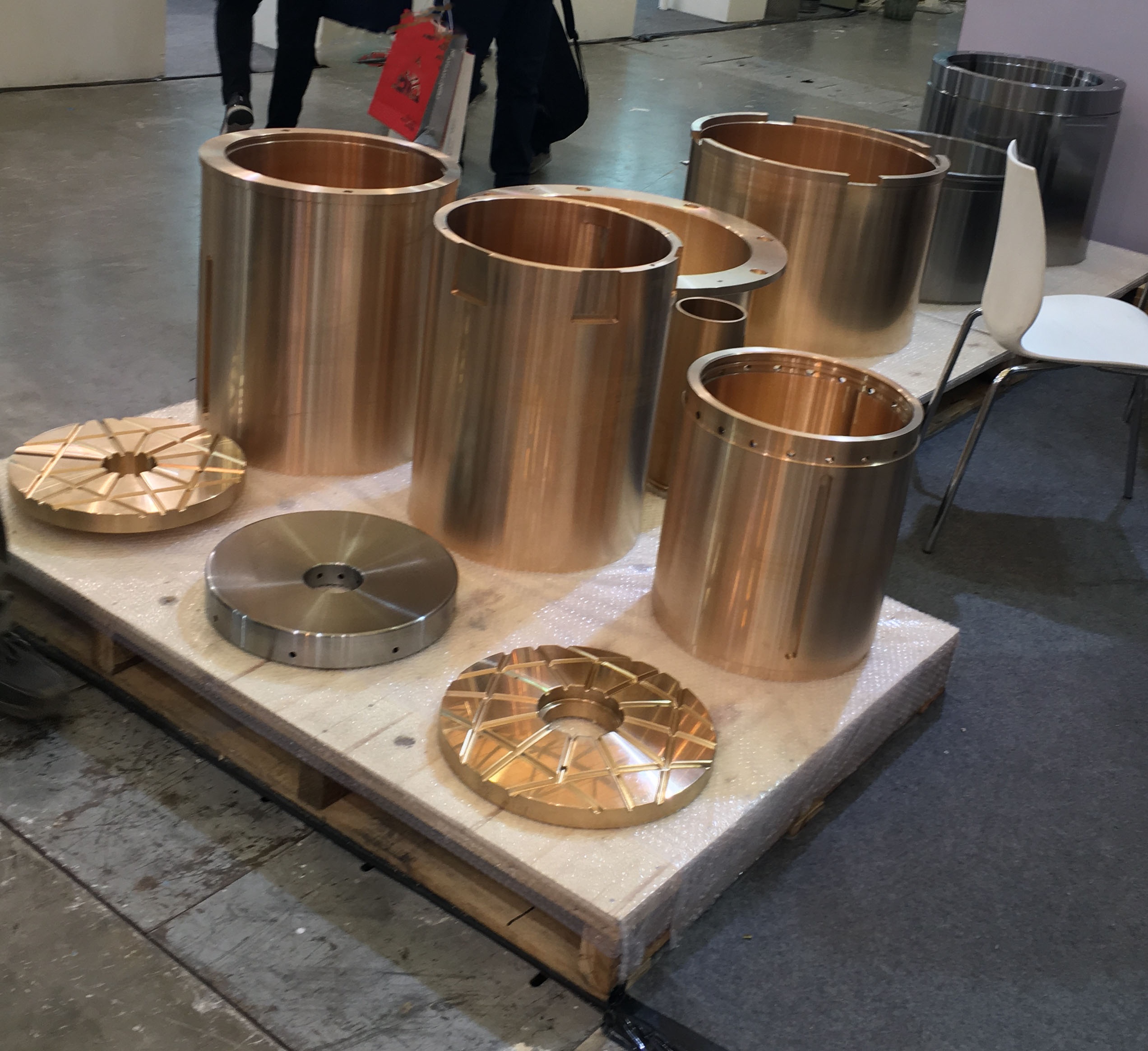 Forging Processing Type Eccentric Bushing for OEM Cone Crusher Bronze Parts Weight 80KG