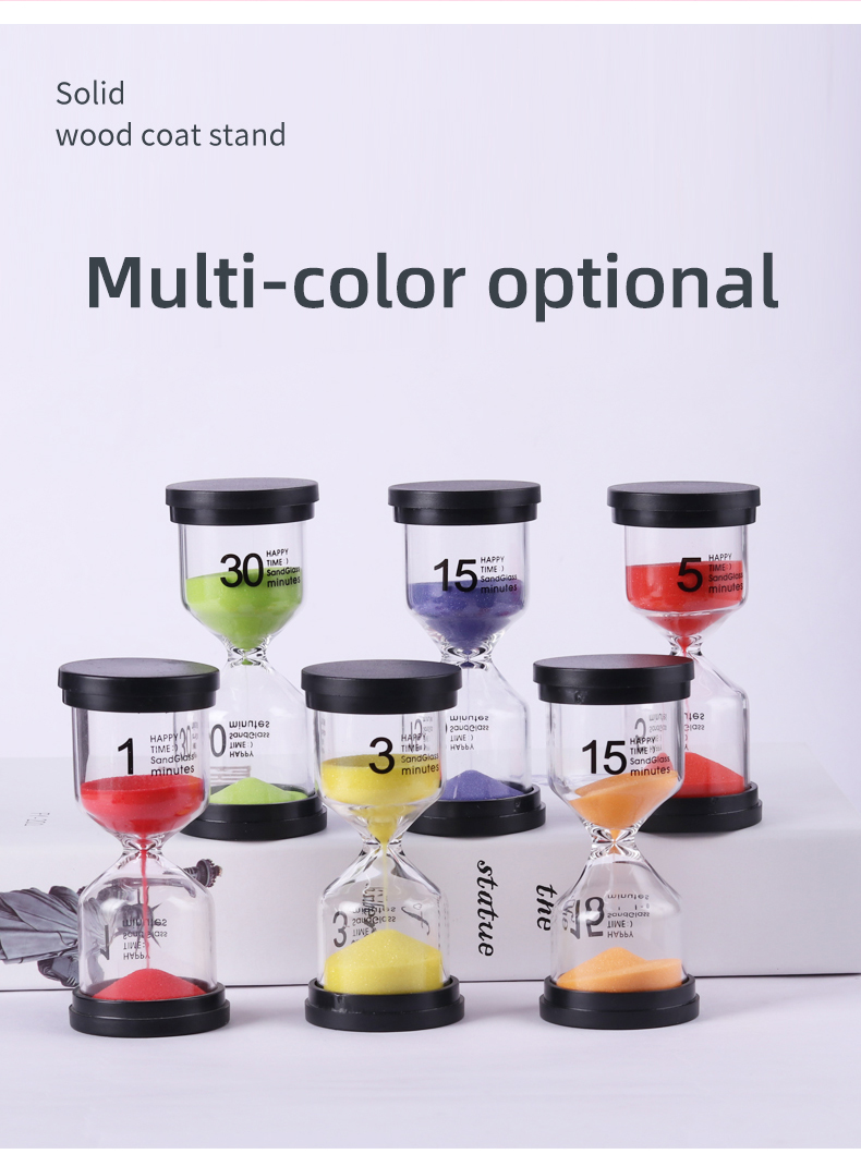 6 Colors Digital Hourglass Timer , Quicksand Hourglass Zandloper