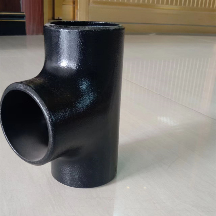ASTM B16.9 Carbon Steel Tees A234 Reduce 45 Degree Butt Welded Pipe Fitting