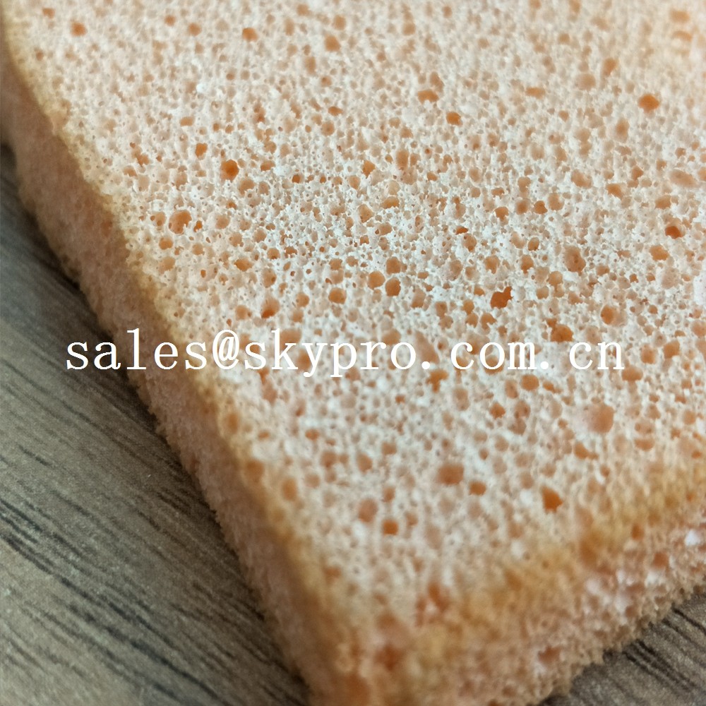 Customized Closed Cell Sponge Molded Rubber Products , High Reliability Sponge Rubber Sheet